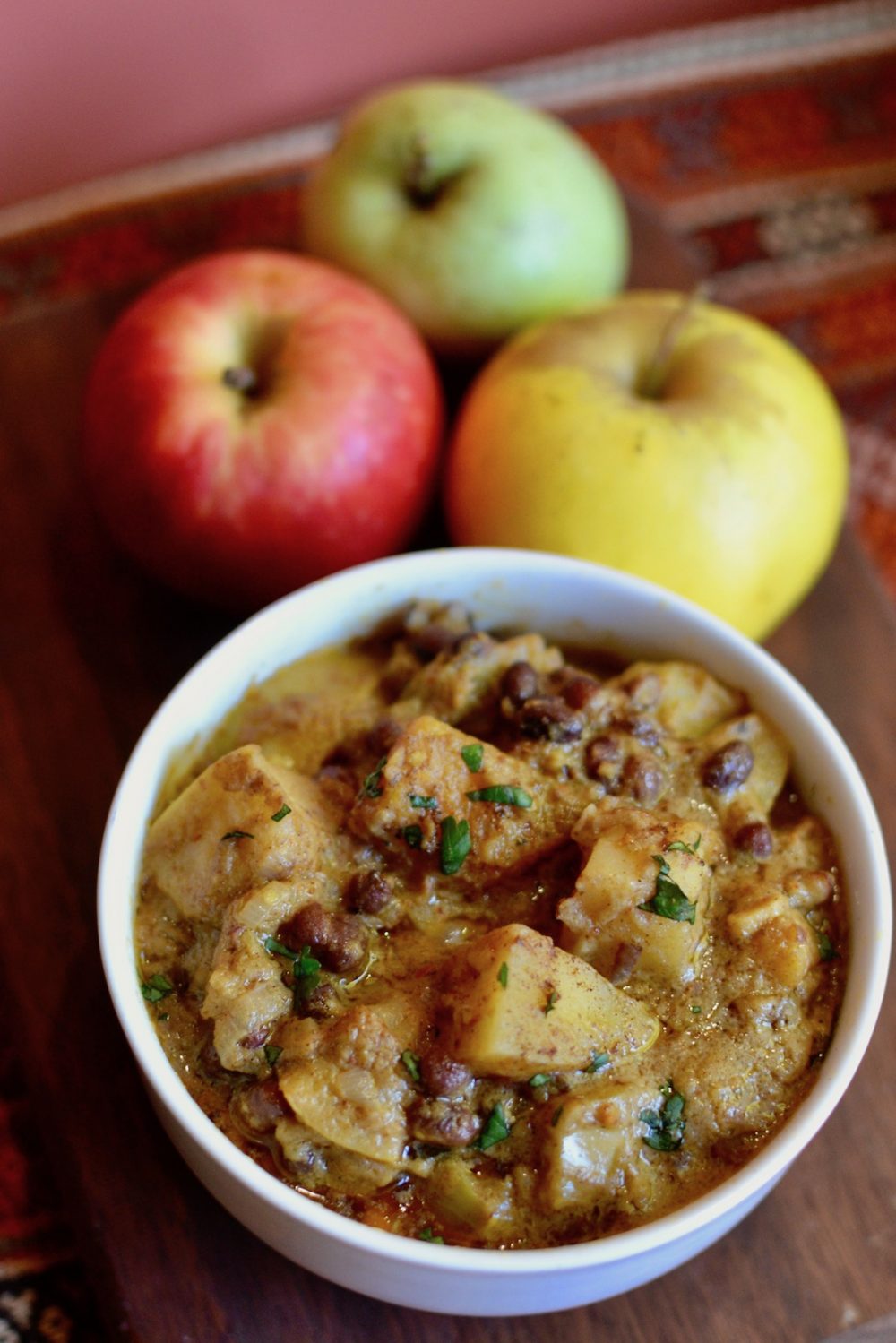 The Infamous Apple Curry Vegan on Board