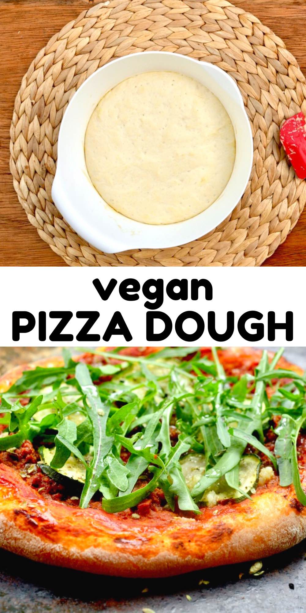 Vegan Pizza Dough (Easy No Knead Recipe) - Vegan on Board