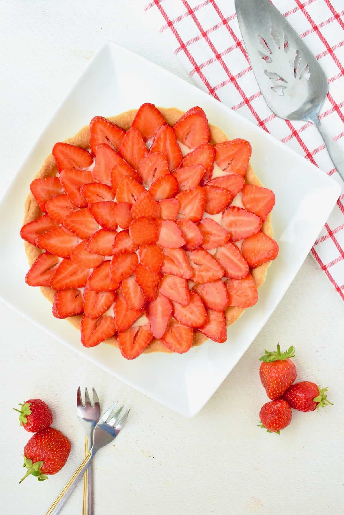 Vegan Strawberry Tart