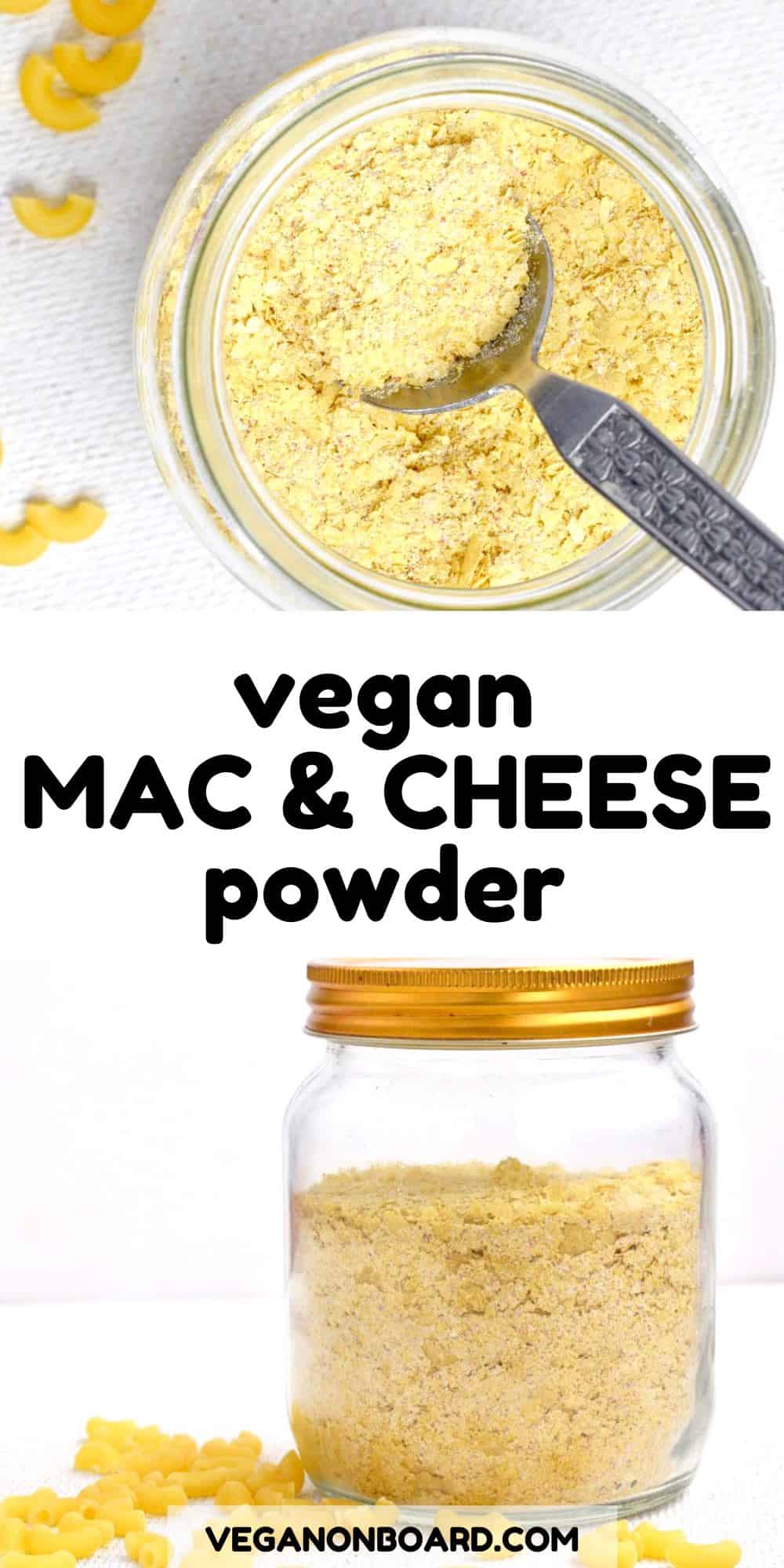 Vegan Mac & Cheese Powder Vegan on Board