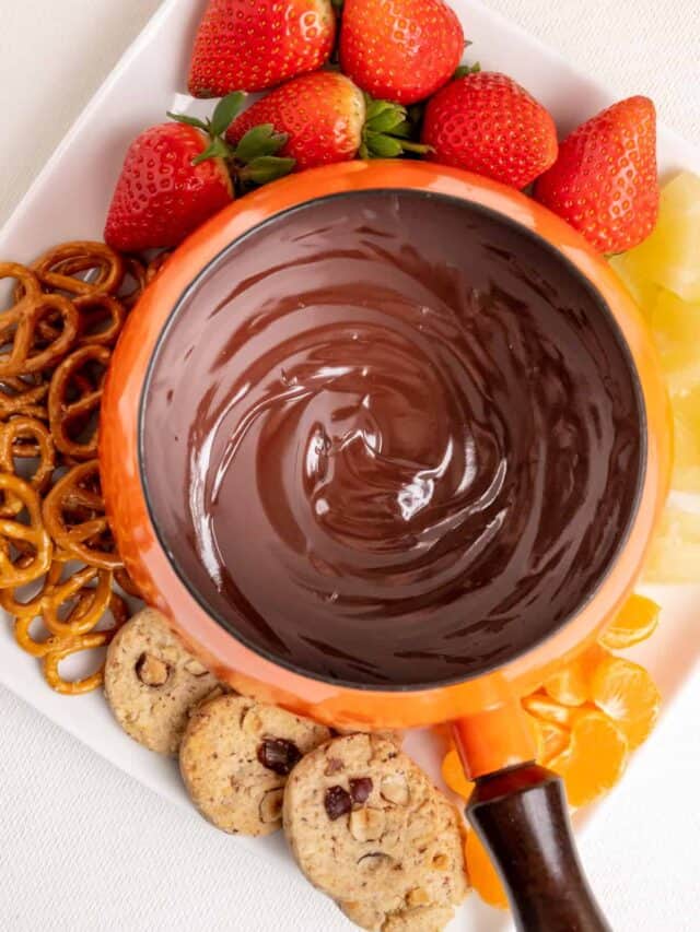 Vegan Chocolate Fondue Vegan on Board