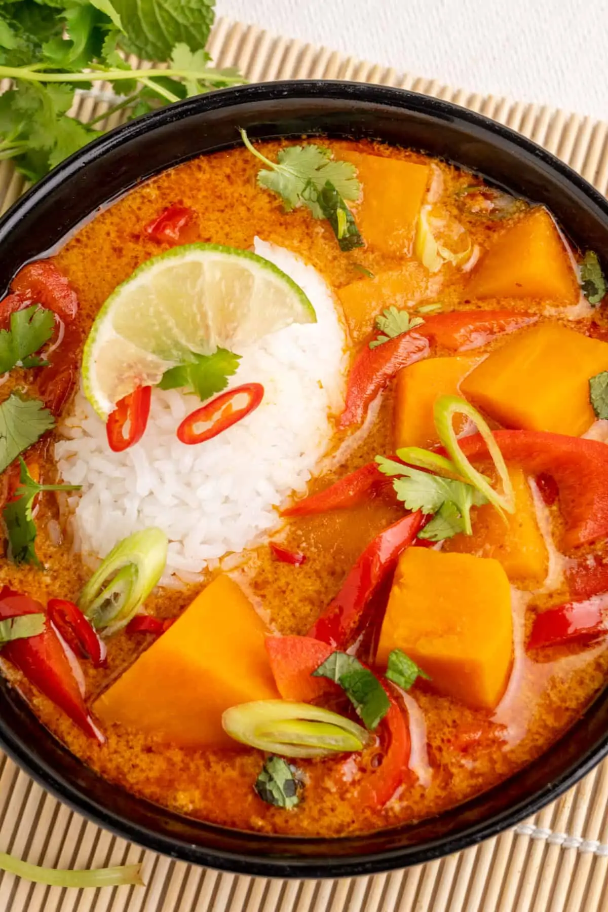 Vegan Thai Red Curry with Sweet Potato