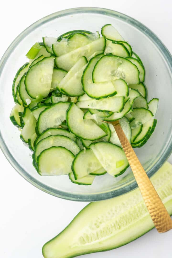 Quick Pickled Cucumber (Japanese Inspired) Vegan on Board