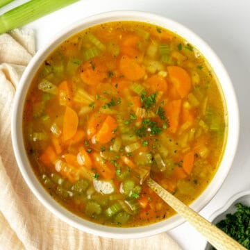 Carrot And Celery Soup - Vegan on Board