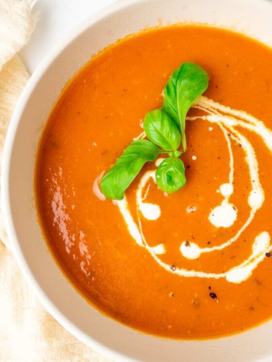Tomato Soup (Easy Vegan Recipe!)