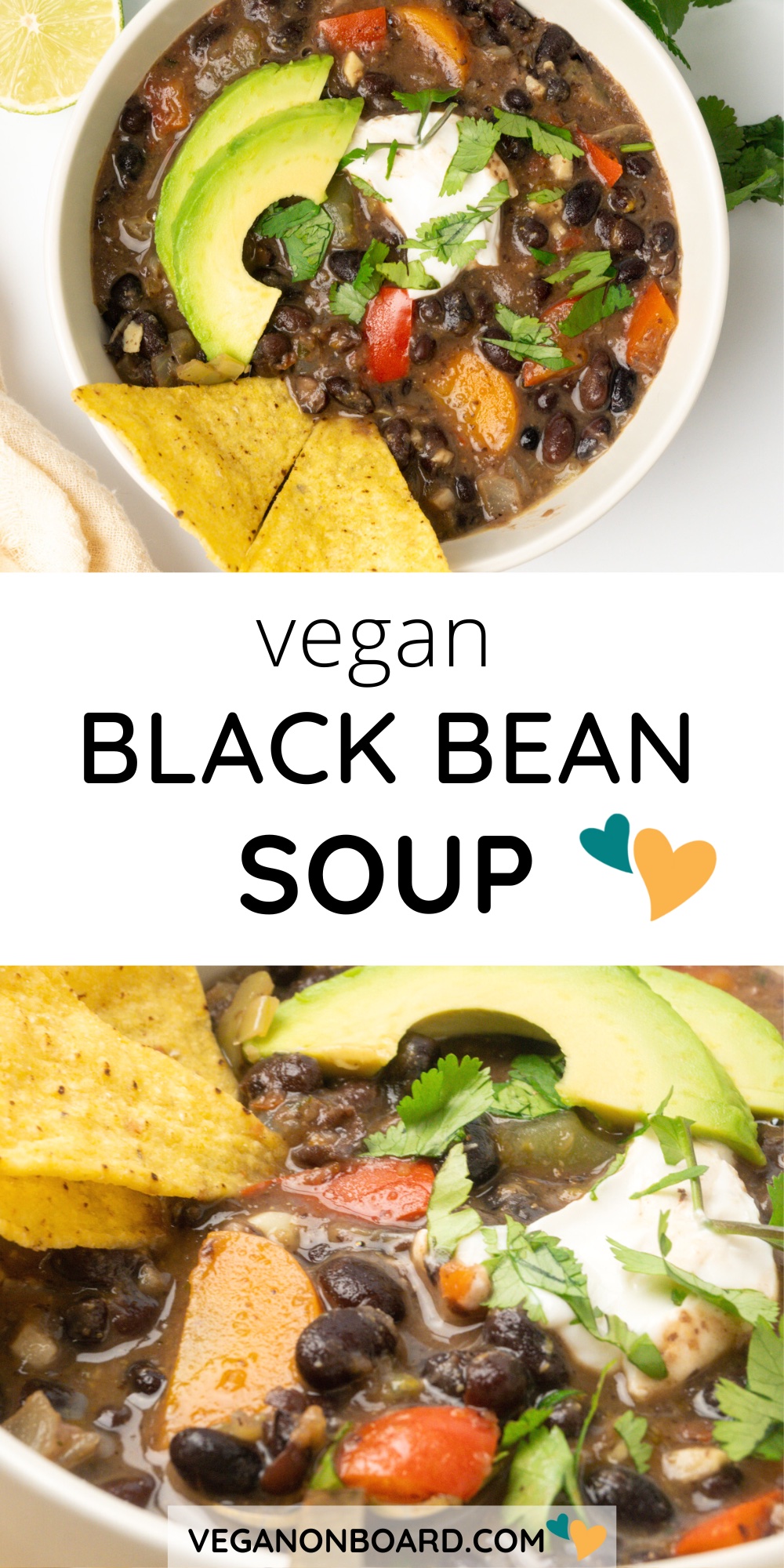 Vegan Black Bean Soup - Vegan on Board