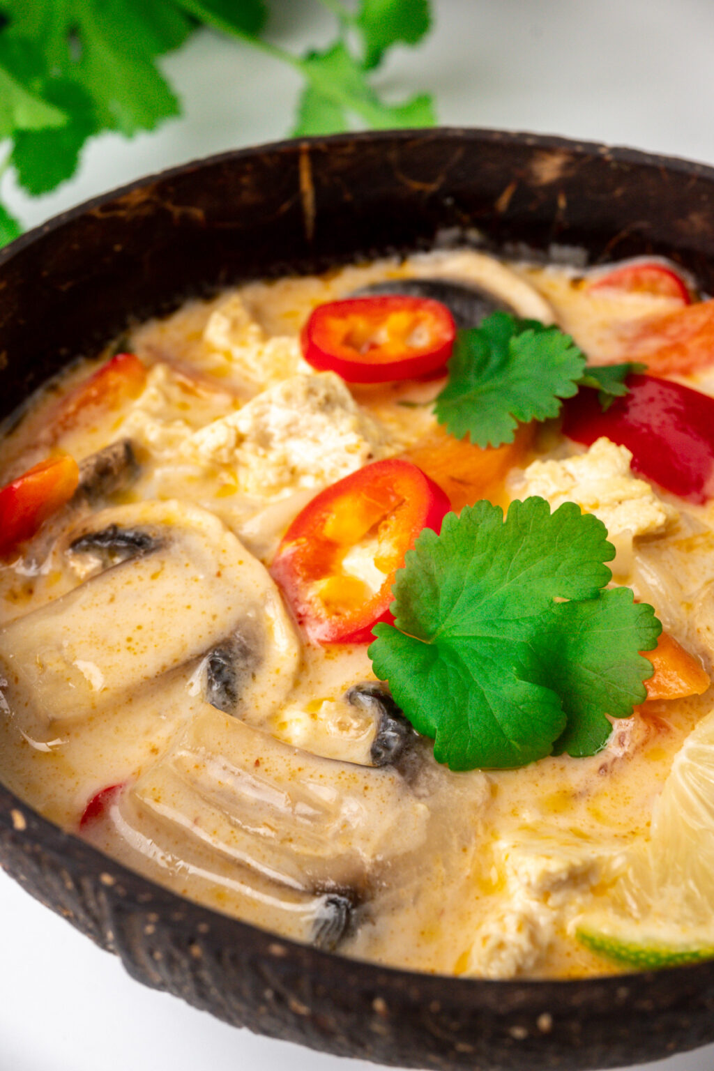 Easy Vegan Tom Kha Soup Vegan on Board